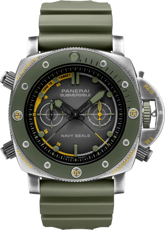 Panerai,Luminor 47mm,47mm,Stainless Steel,Black,Automatic,Chronograph,72hours,PAM01402