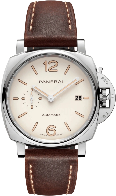Panerai,Luminor Due 42mm,42mm,Stainless Steel,White,Automatic,Date,72hours,PAM01046