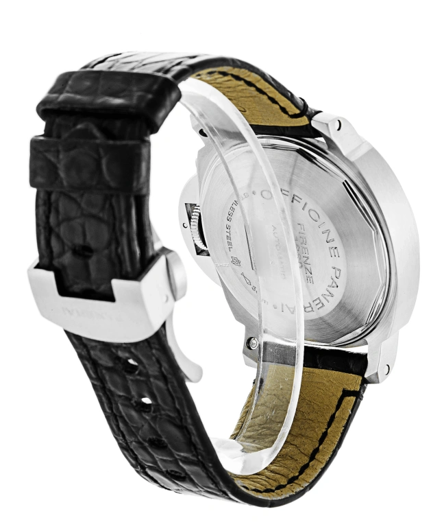 Panerai,Luminor 40mm,40mm,Stainless Steel,White,Automatic,Day,42hours,PAM00049