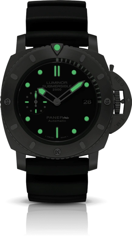 Panerai,Submersible 47mm,47mm,Titanium,Black,Automatic,Date,72hours,PAM00364