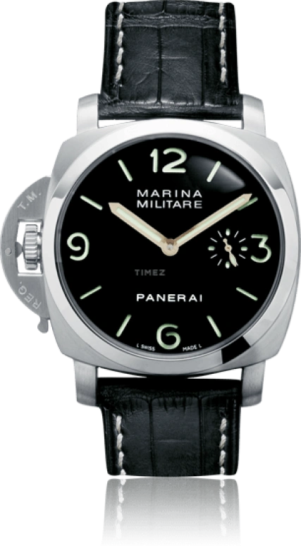 Panerai,Luminor 1950 47mm,47mm,Stainless Steel,Black,Handwound,56hours,In-house Caliber,PAM00217