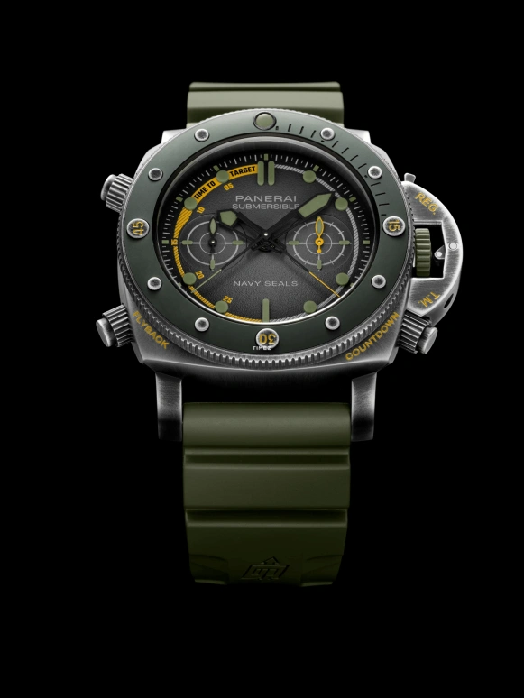 Panerai,Luminor 47mm,47mm,Stainless Steel,Black,Automatic,Chronograph,72hours,PAM01402