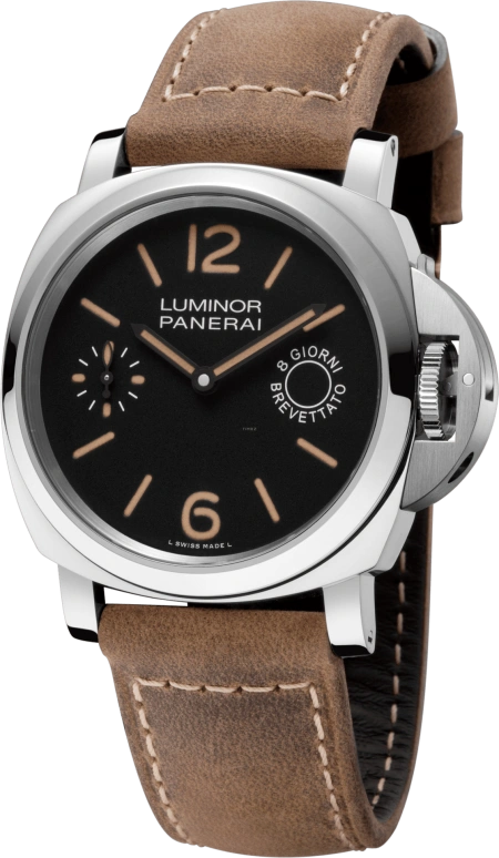 Panerai,Luminor 44mm,44mm,Stainless Steel,Black,Handwound,192hours,In-house Caliber,PAM00590