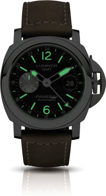 Panerai,Luminor 44mm,44mm,Stainless Steel,Black,Automatic,Date,50hours,PAM01088