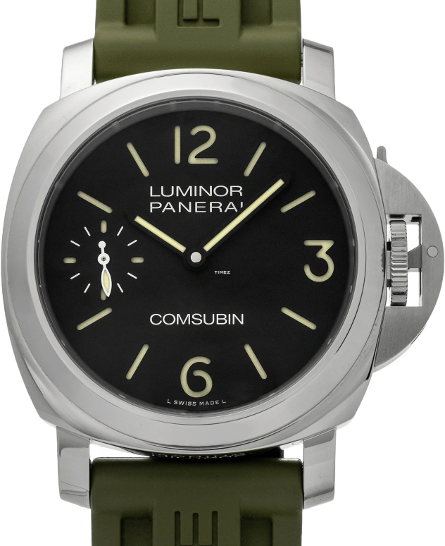 Panerai,Luminor 44mm,44mm,Stainless Steel,Black,Handwound,72hours,In-house Caliber,PAM01059