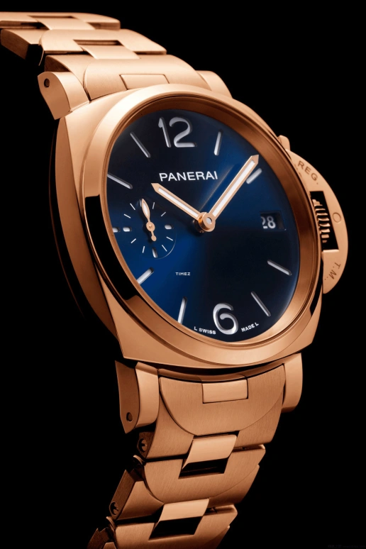 Panerai,Luminor Due 38mm,38mm,Goldtech,Blue,Automatic,Day,72hours,PAM01182