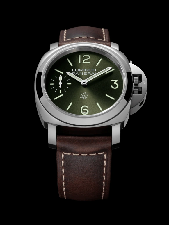 Panerai,Luminor 44mm,44mm,Stainless Steel,Green,Handwound,72hours,In-house Caliber,PAM01624