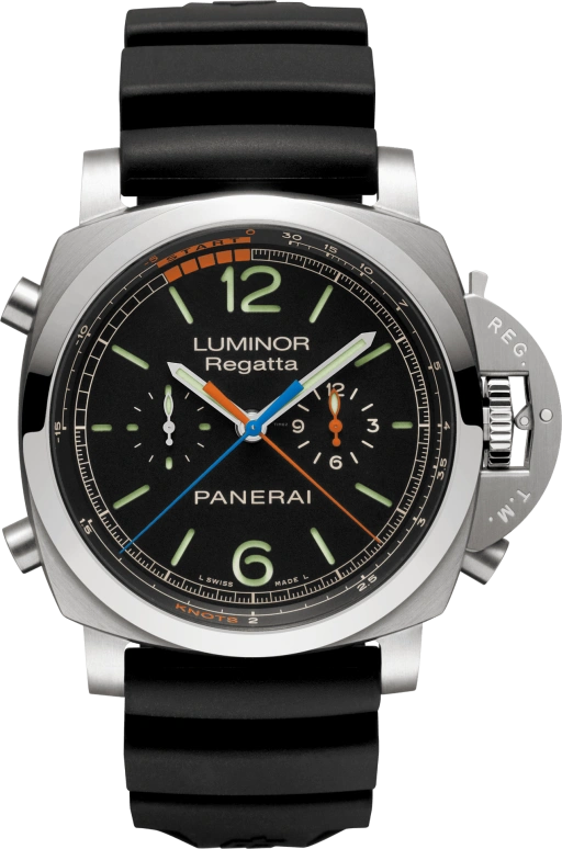 Panerai,Luminor 1950 47mm,47mm,Titanium,Black,Automatic,Chronograph,Flyback,Column Wheel,PAM00526