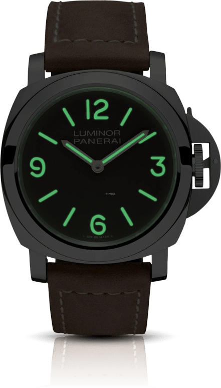 Panerai,Luminor 44mm,44mm,Stainless Steel,Brown,Handwound,Day,56hours,PAM00390
