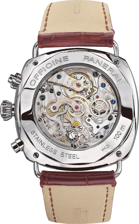 Panerai,Radiomir 44mm,44mm,Stainless Steel,Black,Handwound,Chronograph,Day,PAM00163