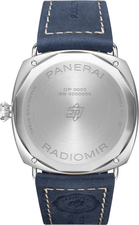 Panerai,Radiomir 47mm,47mm,Stainless Steel,Blue,Handwound,72hours,In-house Caliber,PAM01335