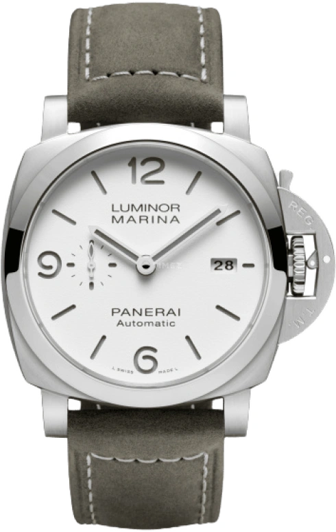 Panerai,Luminor 1950 44mm,44mm,Stainless Steel,White,Automatic,Date,72hours,PAM01314