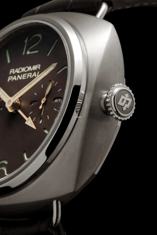 Panerai,Radiomir 48mm,48mm,Titanium,Brown,Handwound,Power Reserve Indicator,Dule Time,Tourbillon,Day / Night Indication,144hours,In-house Caliber,PAM00315