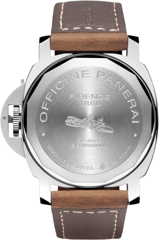 Panerai,Luminor 44mm,44mm,Stainless Steel,Brown,Handwound,Day,56hours,PAM00390