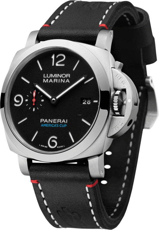 Panerai,Luminor 1950 44mm,44mm,Stainless Steel,Black,Automatic,Date,72hours,PAM00732