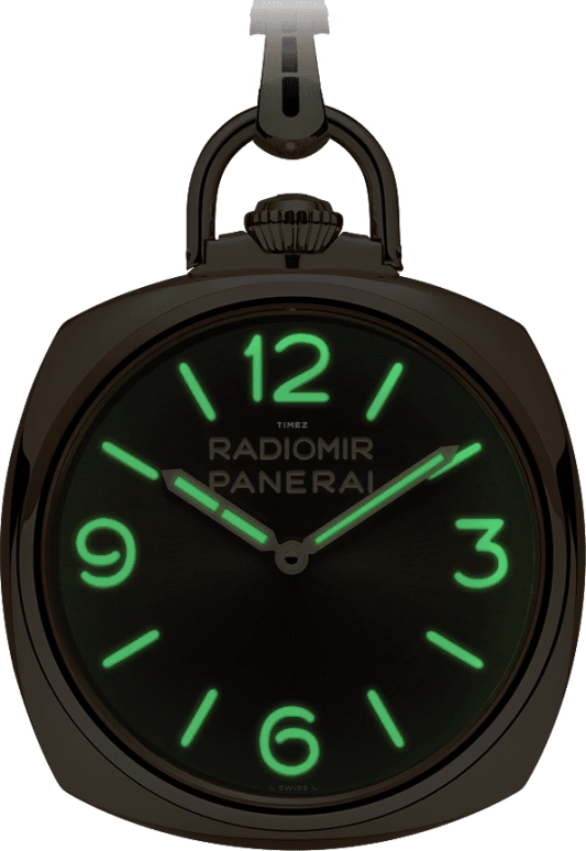 Panerai,Pocket Watches 50mm,50mm,Red Gold,Brown,Handwound,Power Reserve Indicator,72hours,PAM00447