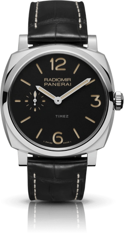 Panerai,Radiomir 1940 42mm,42mm,Stainless Steel,Black,Handwound,60hours,In-house Caliber,PAM00512