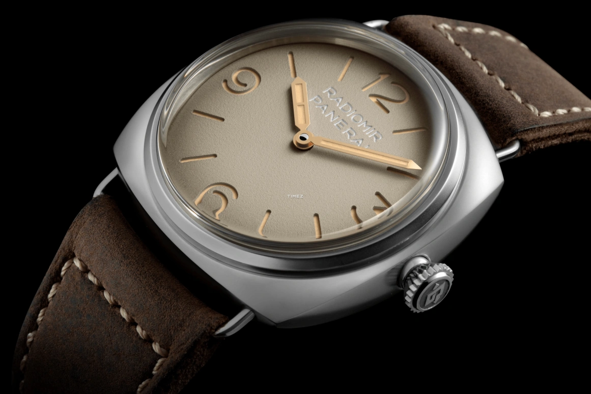 Panerai,Radiomir 45mm,45mm,Stainless Steel,Luminous,Cream,Handwound,72hours,In-house Caliber,PAM01350