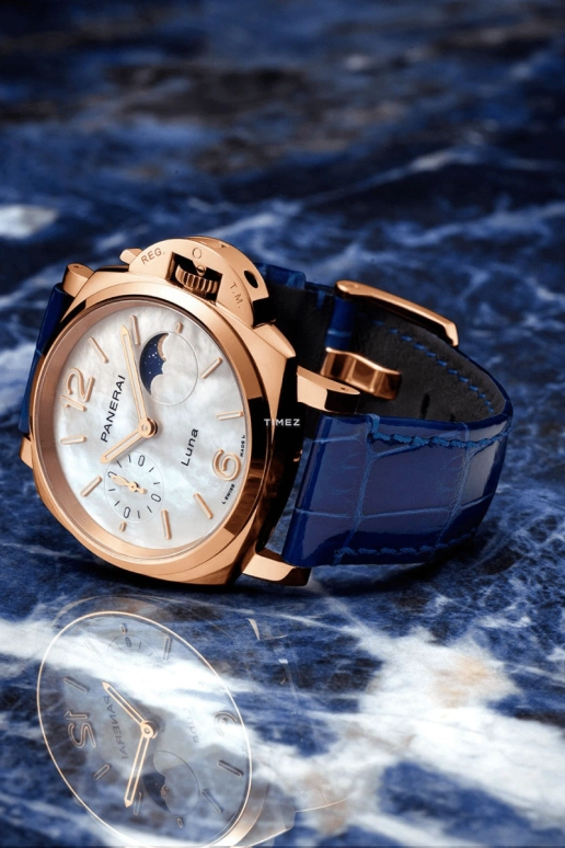 Panerai,Luminor Due 38mm,38mm,Red Gold,White,Automatic,Moonphase,72hours,PAM01181