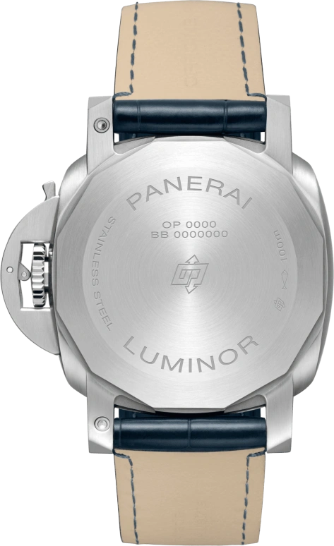 Panerai,Luminor 1950 42mm,42mm,Stainless Steel,Blue,Automatic,Date,72hours,PAM01393