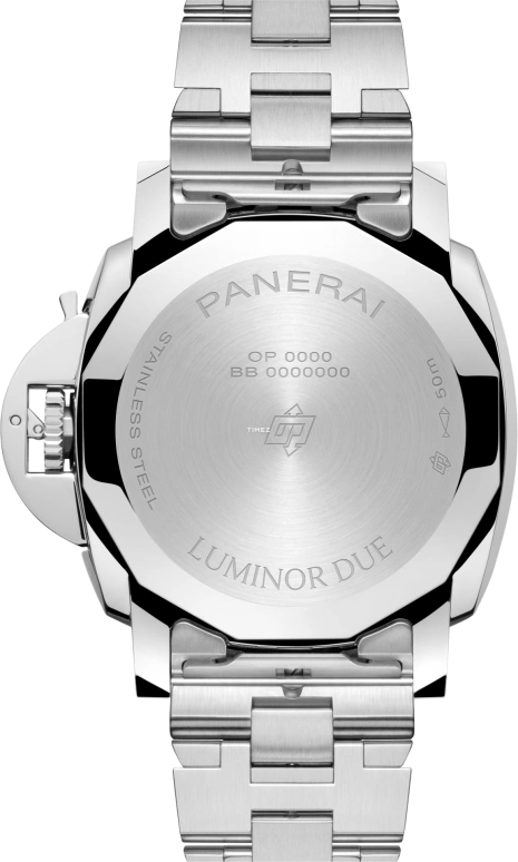 Panerai,Luminor Due 42mm,42mm,Stainless Steel,Wine Red,Automatic,Day,72hours,PAM01539