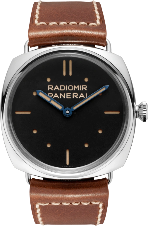 Panerai,Radiomir 47mm,47mm,Stainless Steel,Black,Handwound,72hours,In-house Caliber,PAM00449