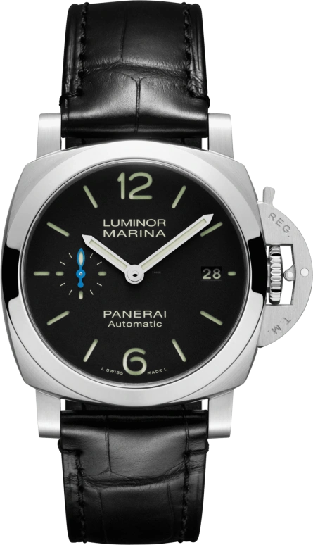 Panerai,Luminor 40mm,40mm,Stainless Steel,Black,Automatic,Date,72hours,PAM01272