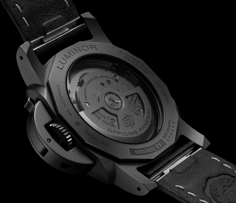 Panerai,Luminor 40mm,40mm,Ceramic,Titanium,Black,Automatic,Day,Dule Time,PAM01460