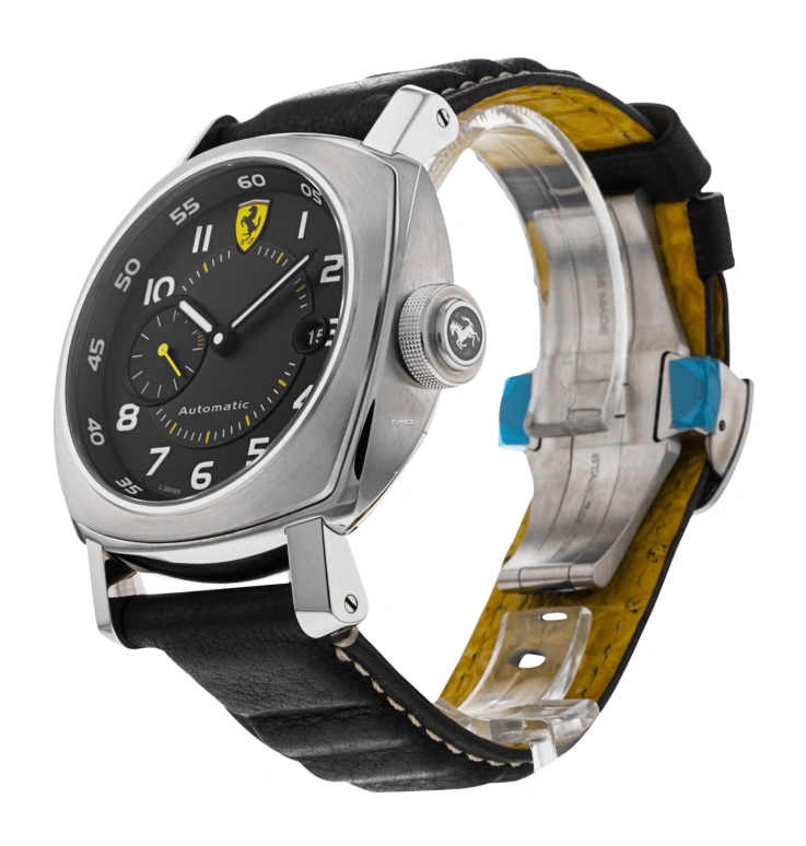 Panerai,Ferrari 45mm,45mm,Stainless Steel,Black,Automatic,Day,42hours,FER00002