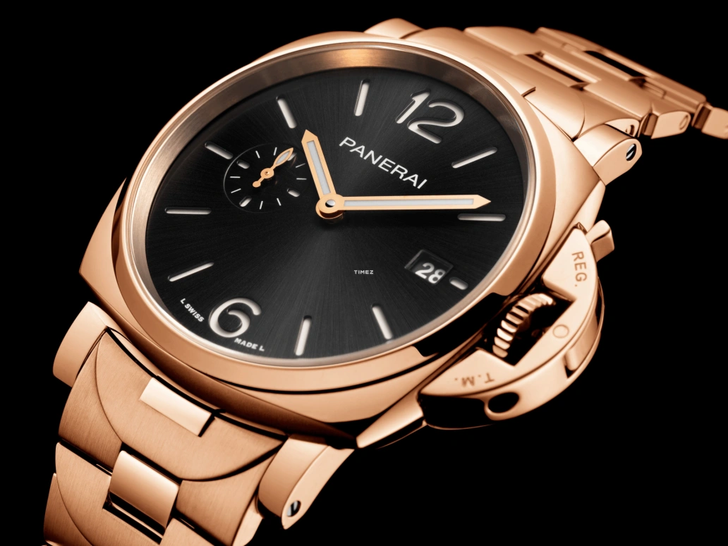 Panerai,Luminor Due 42mm,42mm,Goldtech,Black,Automatic,Day,72hours,PAM01442