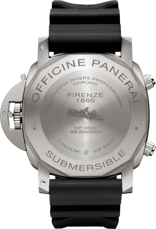 Panerai,Submersible 47mm,47mm,Titanium,Black,Automatic,Chronograph,Date,Flyback,Column Wheel,72hours,In-house Caliber,PAM00614