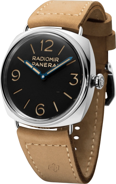 Panerai,Radiomir 47mm,47mm,Stainless Steel,Black,Handwound,Day,72hours,PAM00720