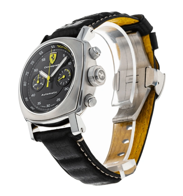 Panerai,Ferrari 40mm,40mm,Stainless Steel,Black,Automatic,Chronograph,42hours,FER00019