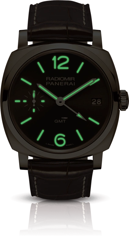 Panerai,Radiomir 1940 42mm,42mm,Red Gold,Brown,Handwound,Day,Power Reserve Indicator,Dule Time,PAM00570