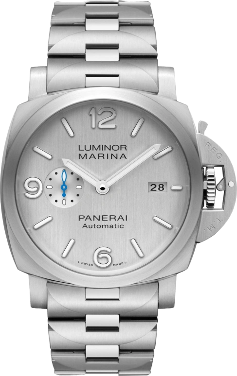 Panerai,Luminor 1950 44mm,44mm,Stainless Steel,Silver,Automatic,Date,72hours,PAM00978