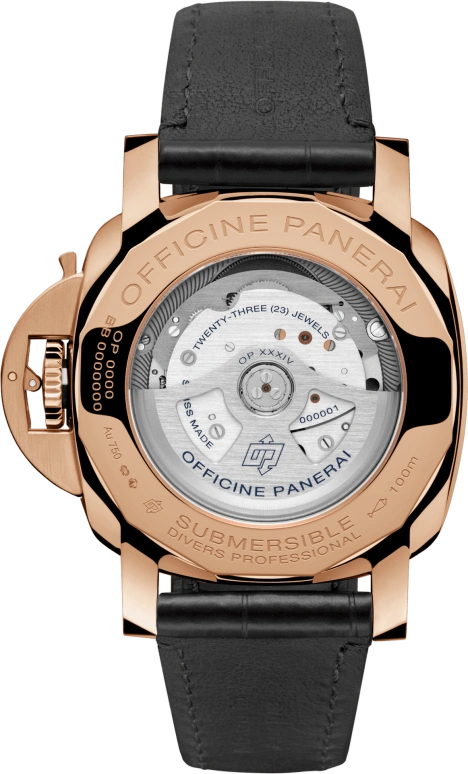 Panerai,Submersible 42mm,42mm,Ceramic,Goldtech,Black,Automatic,Date,72hours,PAM00974