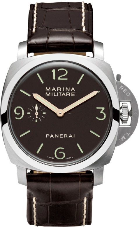 Panerai,Luminor 1950 47mm,47mm,Stainless Steel,Brown,Handwound,192hours,Sapphire,PAM00267