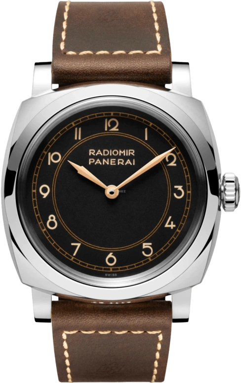 Panerai,Radiomir 1940 47mm,47mm,Stainless Steel,Black,Handwound,72hours,In-house Caliber,PAM00790