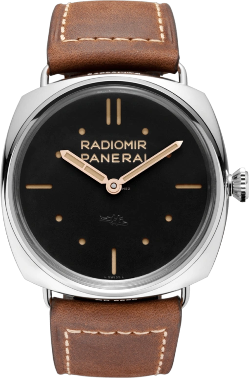 Panerai,Radiomir 47mm,47mm,Stainless Steel,Black,Handwound,Day,72hours,PAM00425