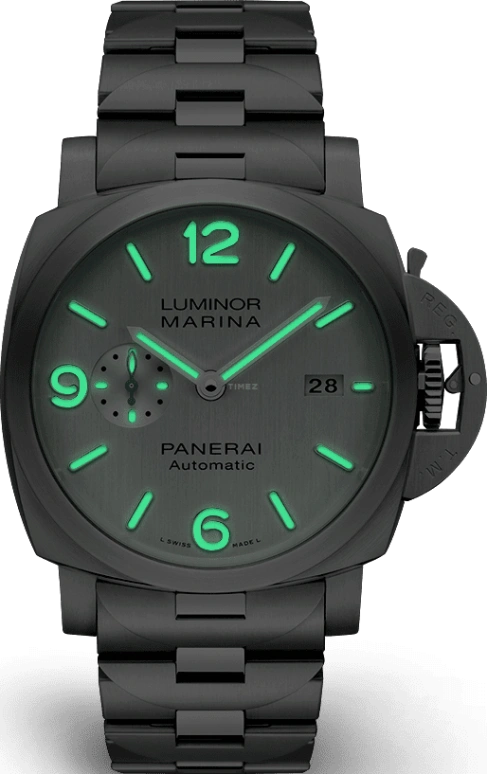 Panerai,Luminor 1950 44mm,44mm,Stainless Steel,Silver,Automatic,Date,72hours,PAM00978