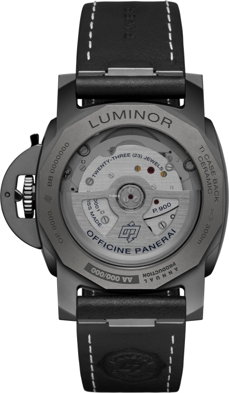 Panerai,Luminor 40mm,40mm,Ceramic,Titanium,Black,Automatic,Day,Dule Time,PAM01460