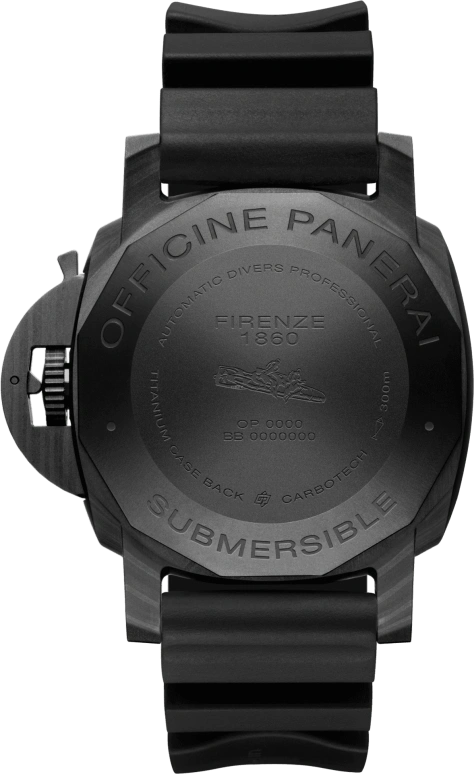 Panerai,Submersible 42mm,42mm,Titanium,Forged Carbon,Black,Automatic,Date,72hours,PAM00960