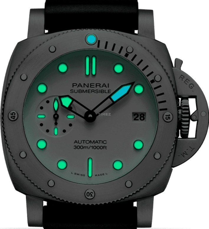 Panerai,Submersible 42mm,42mm,Stainless Steel,White,Automatic,Date,72hours,PAM01223