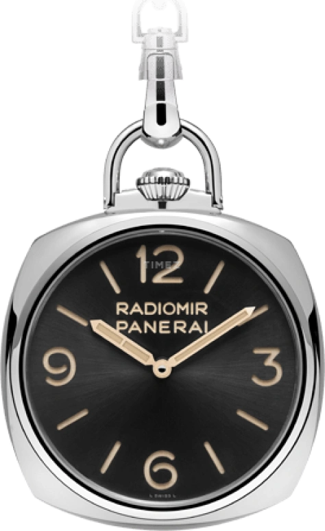 Panerai,Pocket Watches 50mm,50mm,White Gold,Black,Handwound,Power Reserve Indicator,72hours,PAM00529