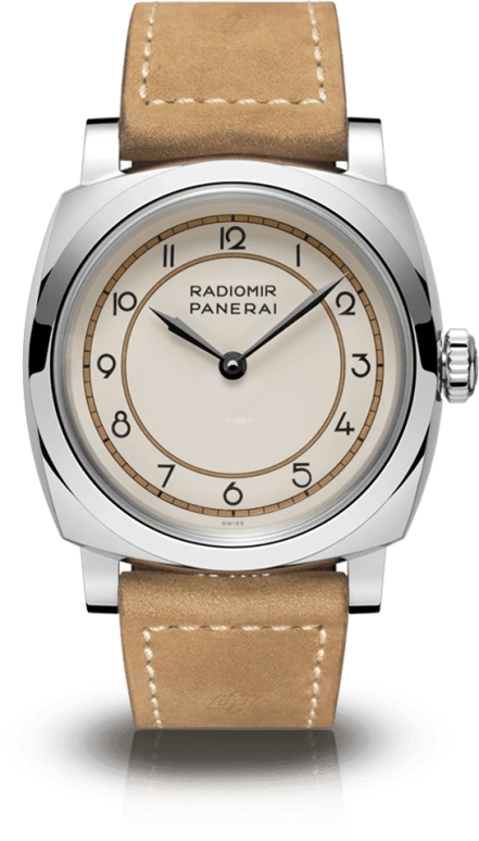 Panerai,Radiomir 47mm,47mm,Stainless Steel,Cream,Handwound,72hours,In-house Caliber,PAM00791