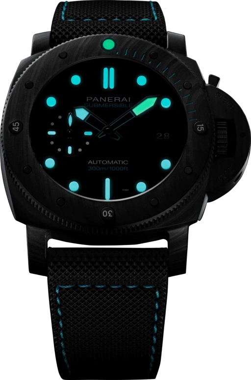 Panerai,Submersible 47mm,47mm,Titanium,Carbon,Black,Automatic,Date,72hours,PAM01616