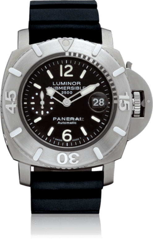 Panerai,Submersible 47mm,47mm,Titanium,Stainless Steel,Black,Automatic,Date,42hours,PAM00194
