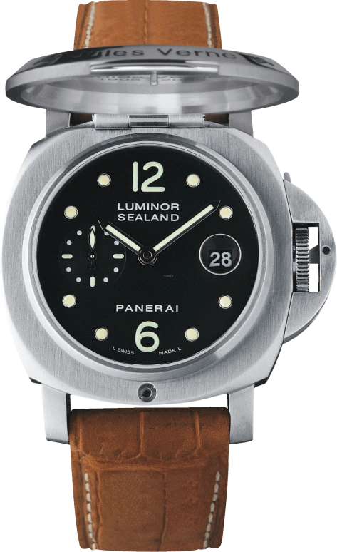 Panerai,Luminor 44mm,44mm,Stainless Steel,Black,Automatic,Day,42hours,PAM00216