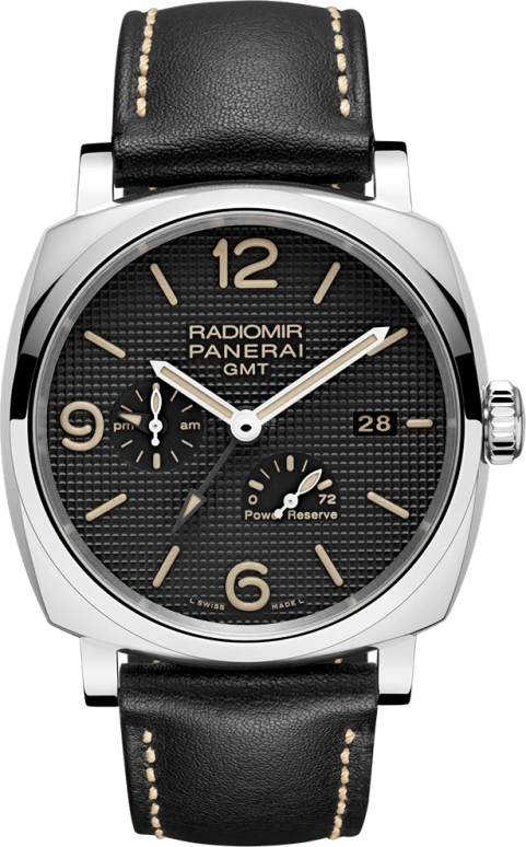 Panerai,Radiomir 1940 45mm,45mm,Stainless Steel,Black,Automatic,Date,Power Reserve Indicator,PAM00628