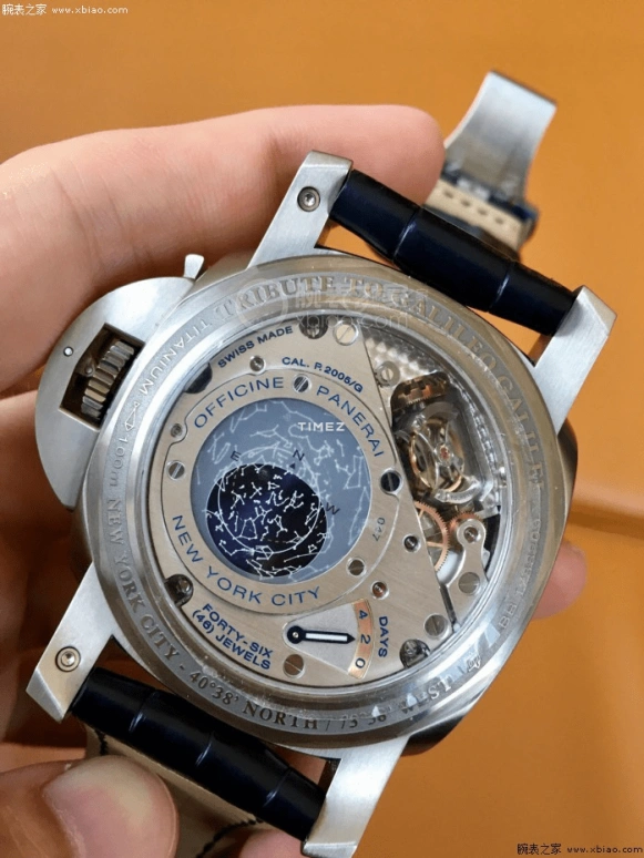 Panerai,Special Editions 50mm,50mm,Titanium,Black,Handwound,Day,Power Reserve Indicator,Tourbillon,Sun position/rising Time,96hours,In-house Caliber,PAM00365